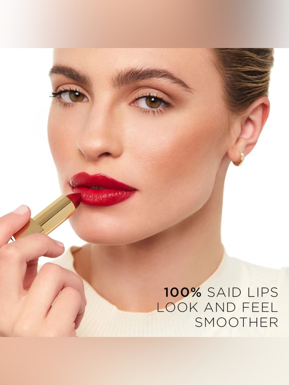Hourglass Wave Unlocked Satin Creme Lipstick- rose plum, ultra hydrating, vegan - Picture 7 of 9